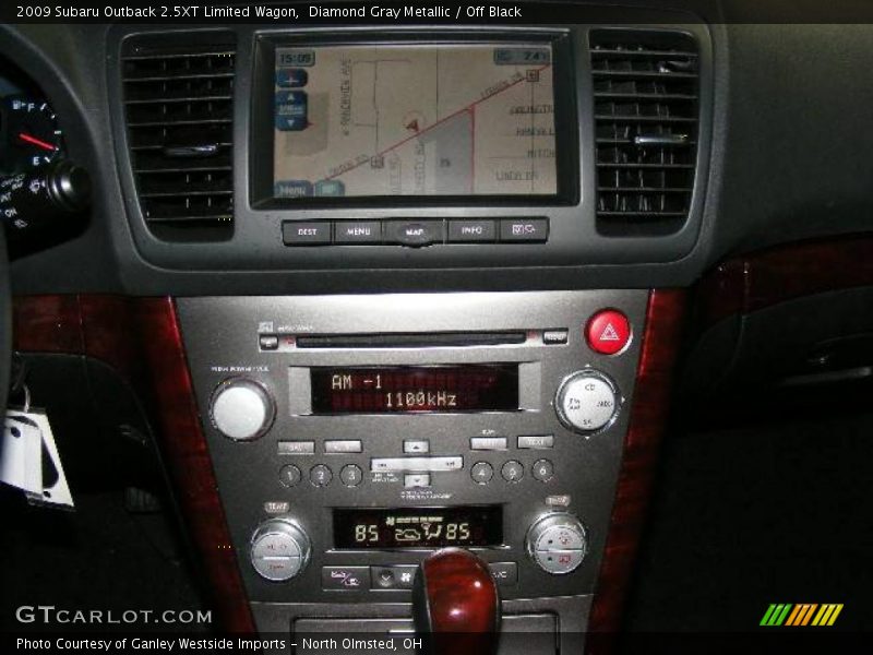 Diamond Gray Metallic / Off Black 2009 Subaru Outback 2.5XT Limited Wagon