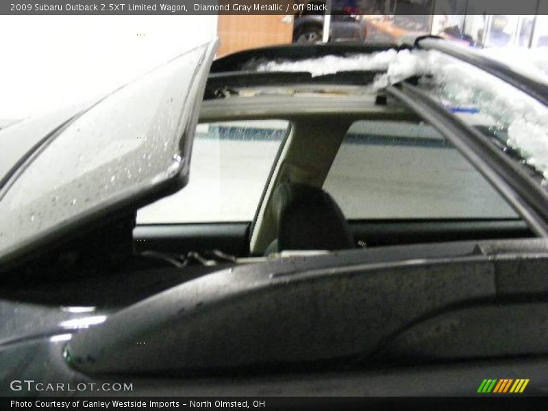 Diamond Gray Metallic / Off Black 2009 Subaru Outback 2.5XT Limited Wagon