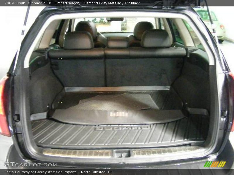 Diamond Gray Metallic / Off Black 2009 Subaru Outback 2.5XT Limited Wagon