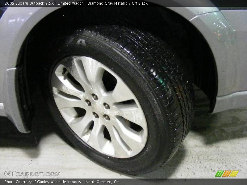 Diamond Gray Metallic / Off Black 2009 Subaru Outback 2.5XT Limited Wagon