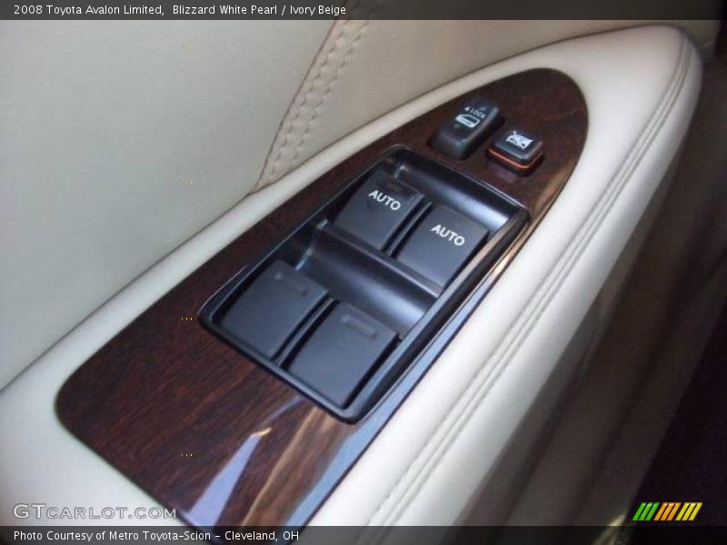 Blizzard White Pearl / Ivory Beige 2008 Toyota Avalon Limited