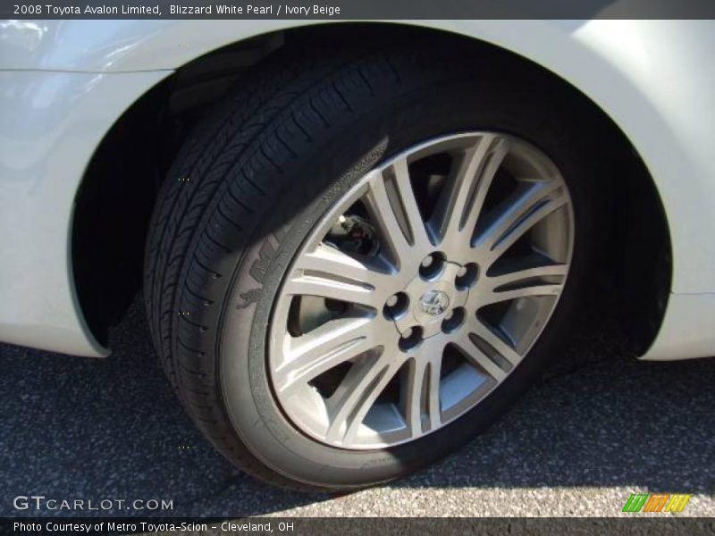 Blizzard White Pearl / Ivory Beige 2008 Toyota Avalon Limited