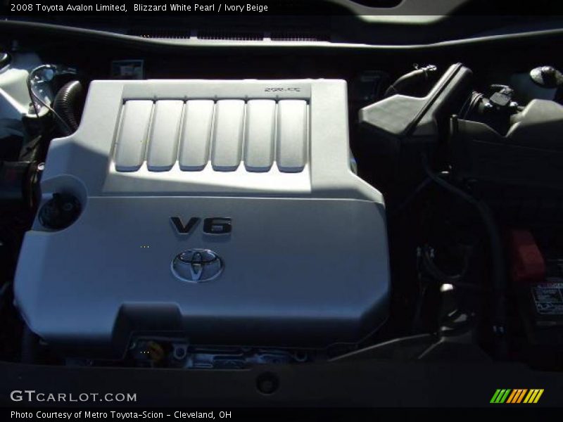 Blizzard White Pearl / Ivory Beige 2008 Toyota Avalon Limited