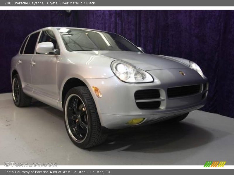 Crystal Silver Metallic / Black 2005 Porsche Cayenne