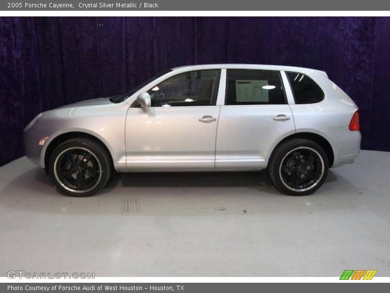 Crystal Silver Metallic / Black 2005 Porsche Cayenne