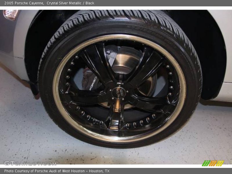 Crystal Silver Metallic / Black 2005 Porsche Cayenne