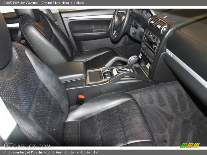Crystal Silver Metallic / Black 2005 Porsche Cayenne