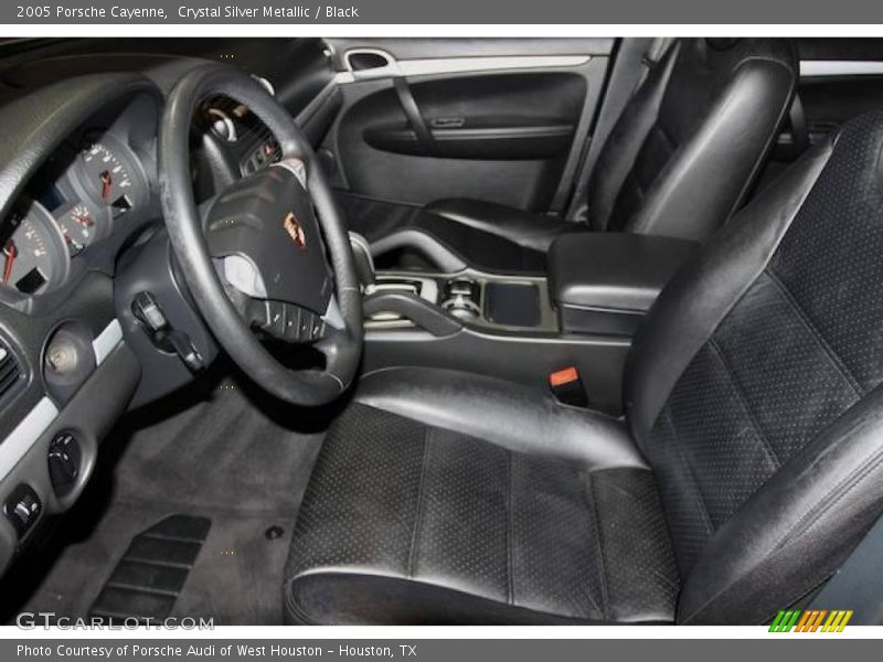 Crystal Silver Metallic / Black 2005 Porsche Cayenne