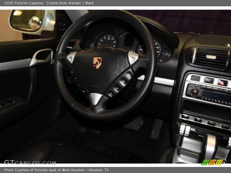 Crystal Silver Metallic / Black 2005 Porsche Cayenne