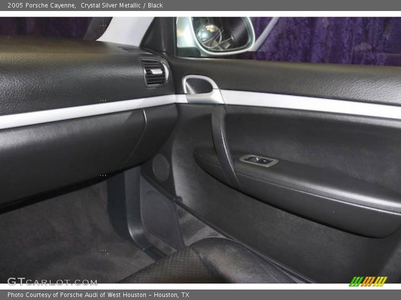 Crystal Silver Metallic / Black 2005 Porsche Cayenne