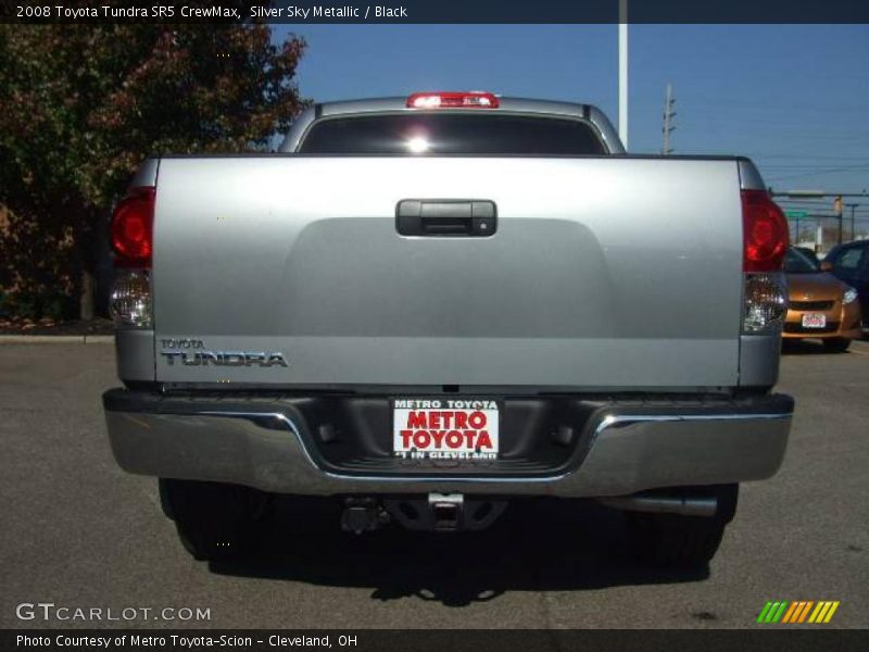 Silver Sky Metallic / Black 2008 Toyota Tundra SR5 CrewMax