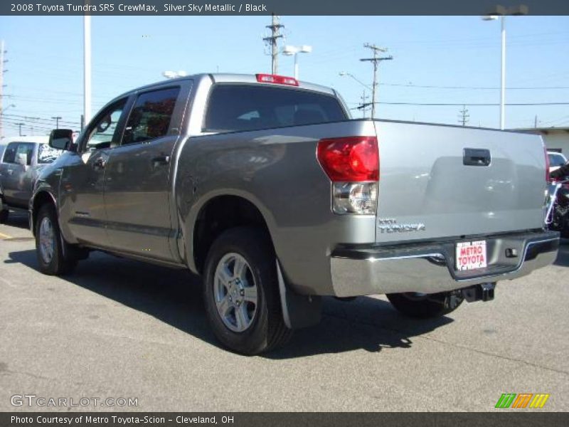 Silver Sky Metallic / Black 2008 Toyota Tundra SR5 CrewMax