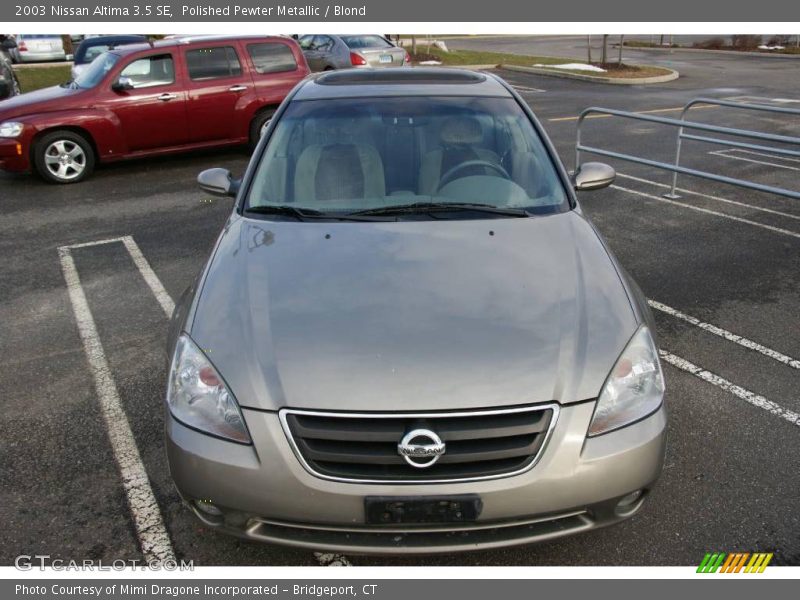 Polished Pewter Metallic / Blond 2003 Nissan Altima 3.5 SE