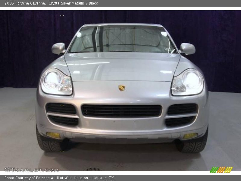 Crystal Silver Metallic / Black 2005 Porsche Cayenne