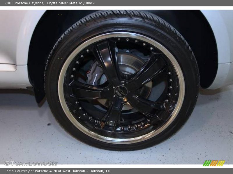 Crystal Silver Metallic / Black 2005 Porsche Cayenne