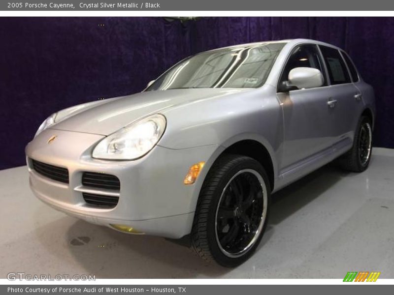 Crystal Silver Metallic / Black 2005 Porsche Cayenne