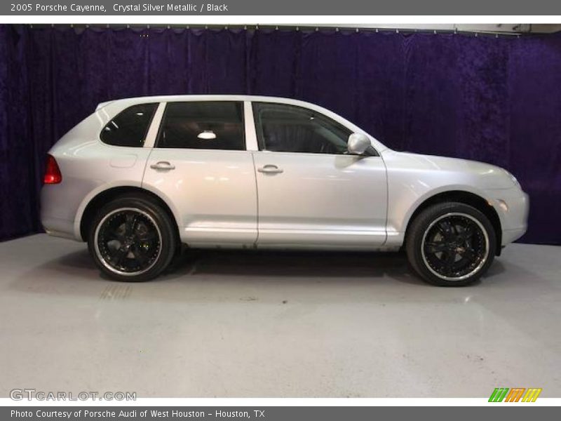 Crystal Silver Metallic / Black 2005 Porsche Cayenne