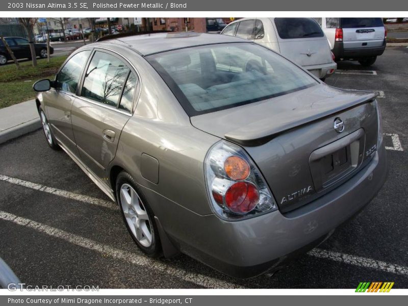 Polished Pewter Metallic / Blond 2003 Nissan Altima 3.5 SE