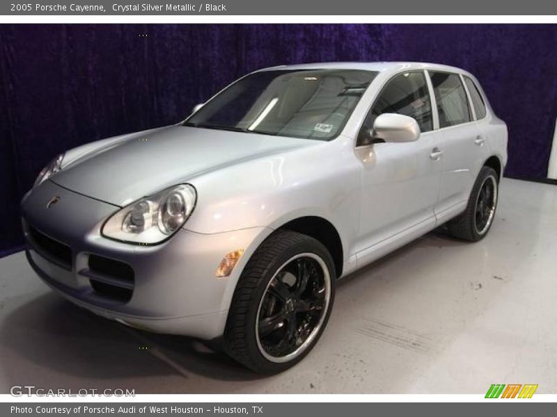 Crystal Silver Metallic / Black 2005 Porsche Cayenne