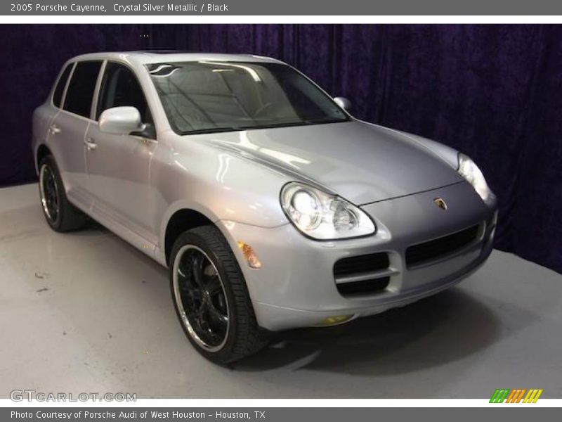 Crystal Silver Metallic / Black 2005 Porsche Cayenne