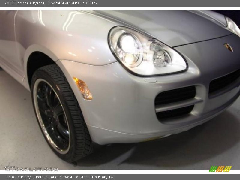 Crystal Silver Metallic / Black 2005 Porsche Cayenne