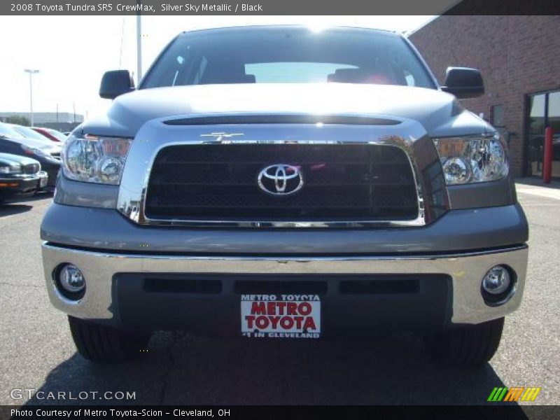 Silver Sky Metallic / Black 2008 Toyota Tundra SR5 CrewMax