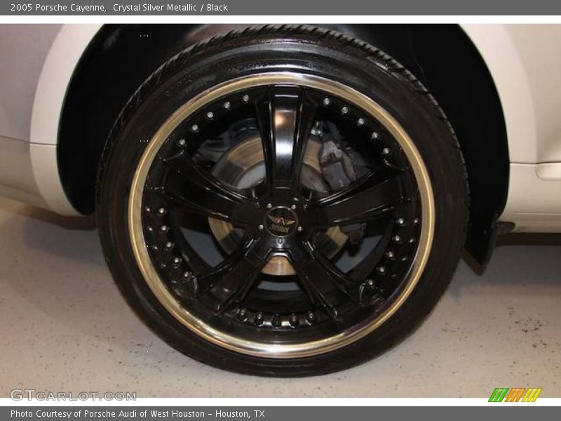 Crystal Silver Metallic / Black 2005 Porsche Cayenne