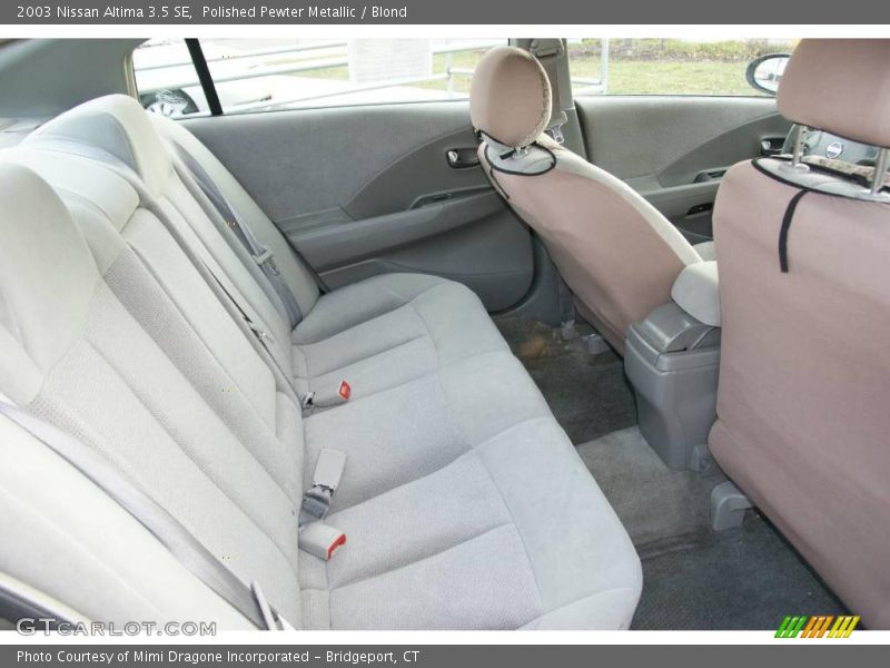 Polished Pewter Metallic / Blond 2003 Nissan Altima 3.5 SE