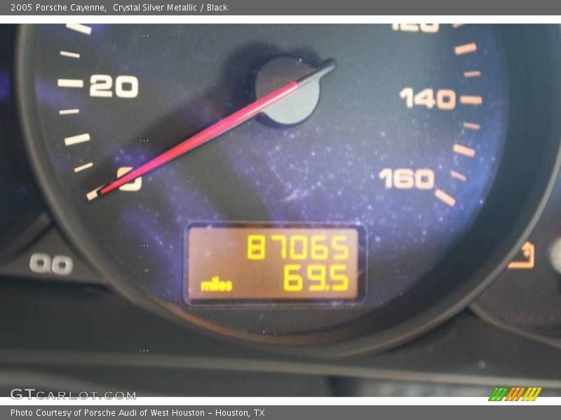 Crystal Silver Metallic / Black 2005 Porsche Cayenne