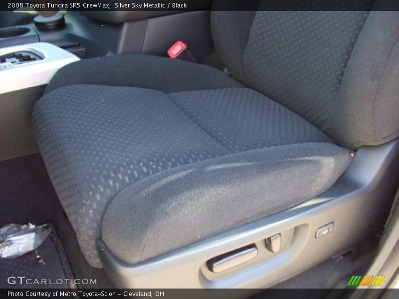 Silver Sky Metallic / Black 2008 Toyota Tundra SR5 CrewMax
