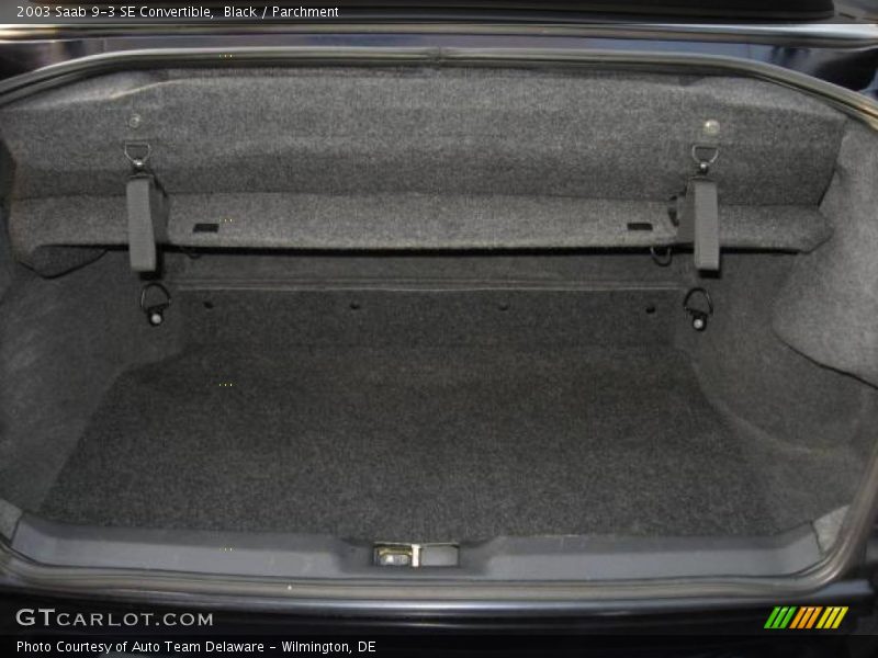 Black / Parchment 2003 Saab 9-3 SE Convertible