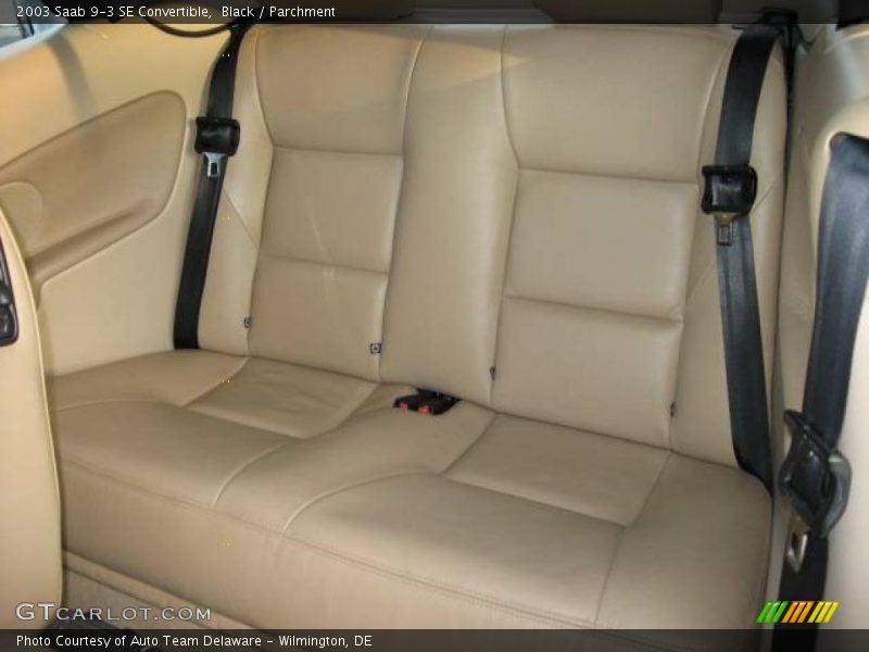 Black / Parchment 2003 Saab 9-3 SE Convertible