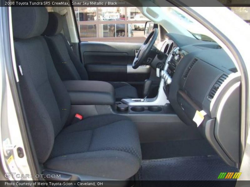 Silver Sky Metallic / Black 2008 Toyota Tundra SR5 CrewMax