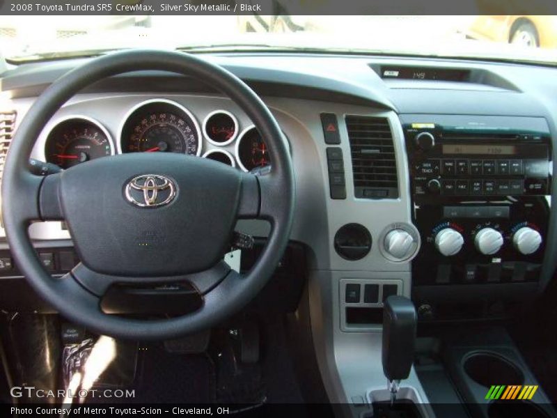 Silver Sky Metallic / Black 2008 Toyota Tundra SR5 CrewMax