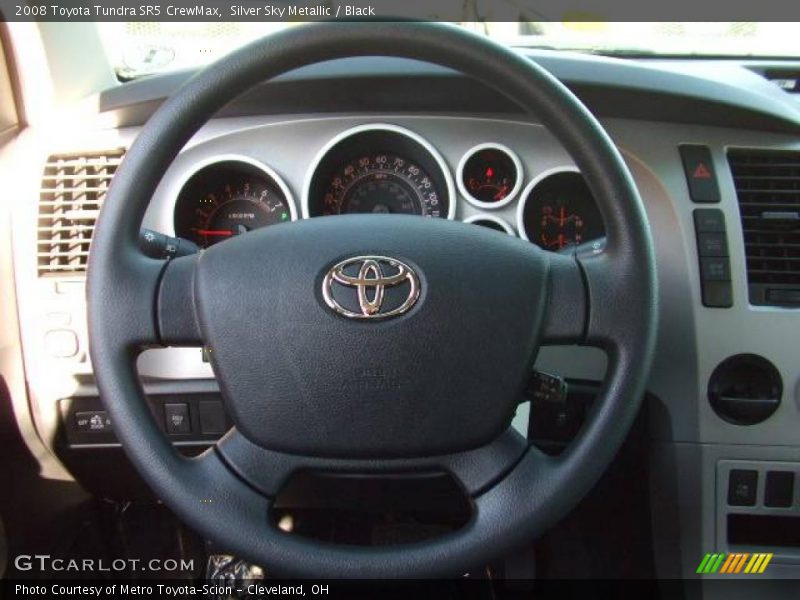 Silver Sky Metallic / Black 2008 Toyota Tundra SR5 CrewMax