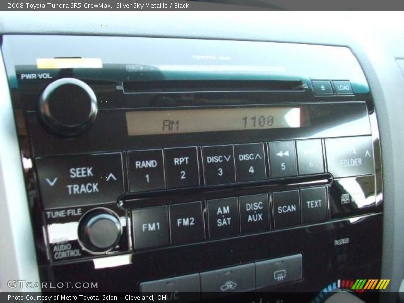 Silver Sky Metallic / Black 2008 Toyota Tundra SR5 CrewMax