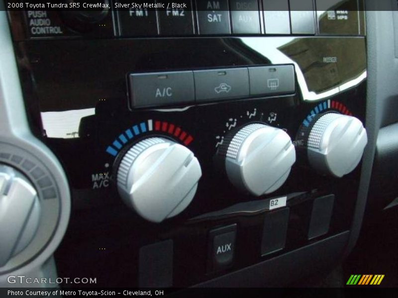 Silver Sky Metallic / Black 2008 Toyota Tundra SR5 CrewMax
