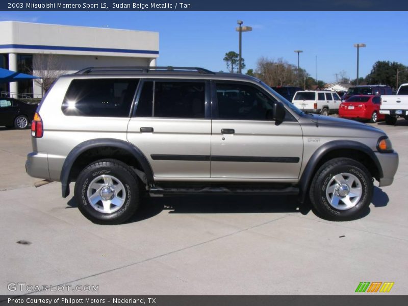 Sudan Beige Metallic / Tan 2003 Mitsubishi Montero Sport LS