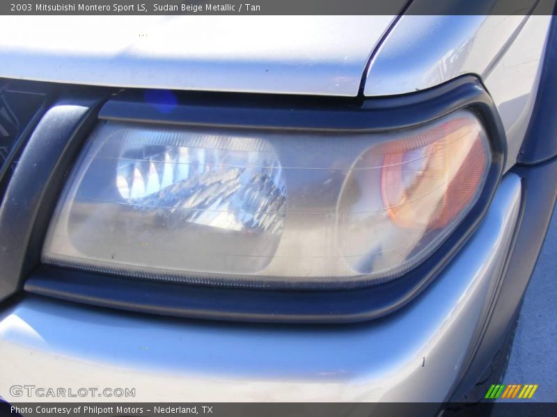 Sudan Beige Metallic / Tan 2003 Mitsubishi Montero Sport LS