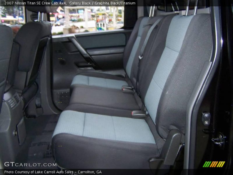 Galaxy Black / Graphite Black/Titanium 2007 Nissan Titan SE Crew Cab 4x4