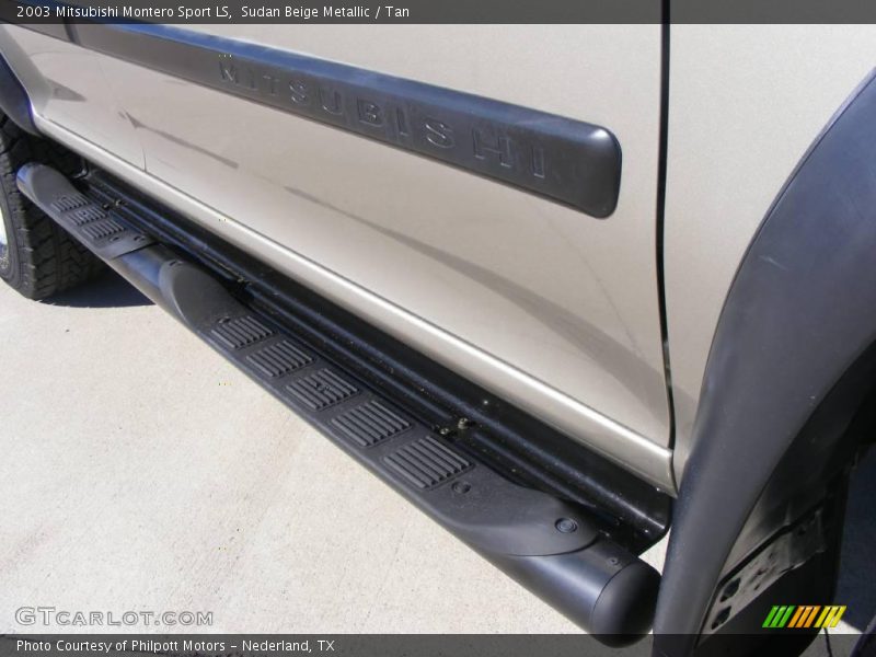 Sudan Beige Metallic / Tan 2003 Mitsubishi Montero Sport LS