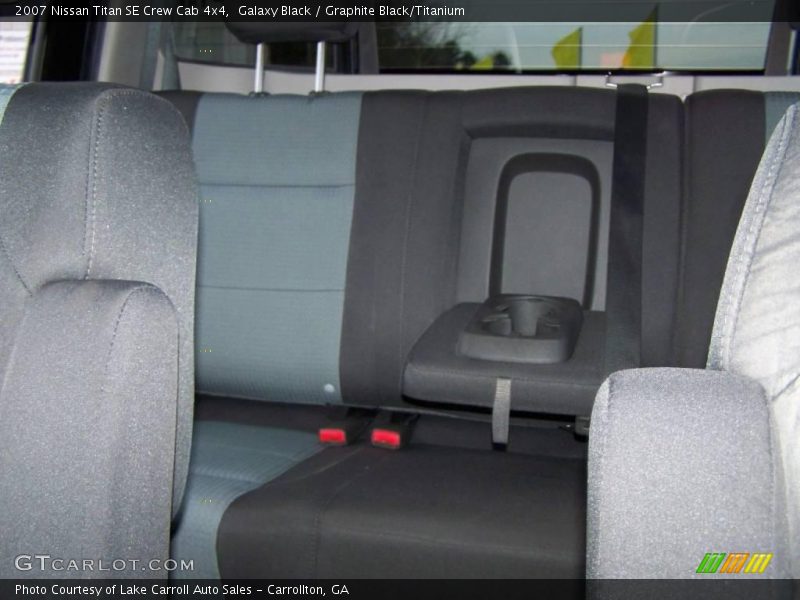 Galaxy Black / Graphite Black/Titanium 2007 Nissan Titan SE Crew Cab 4x4