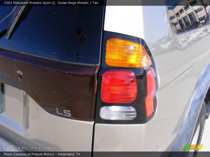 Sudan Beige Metallic / Tan 2003 Mitsubishi Montero Sport LS