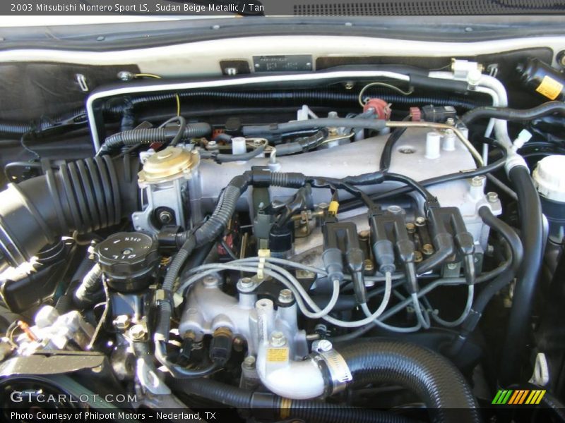 Sudan Beige Metallic / Tan 2003 Mitsubishi Montero Sport LS