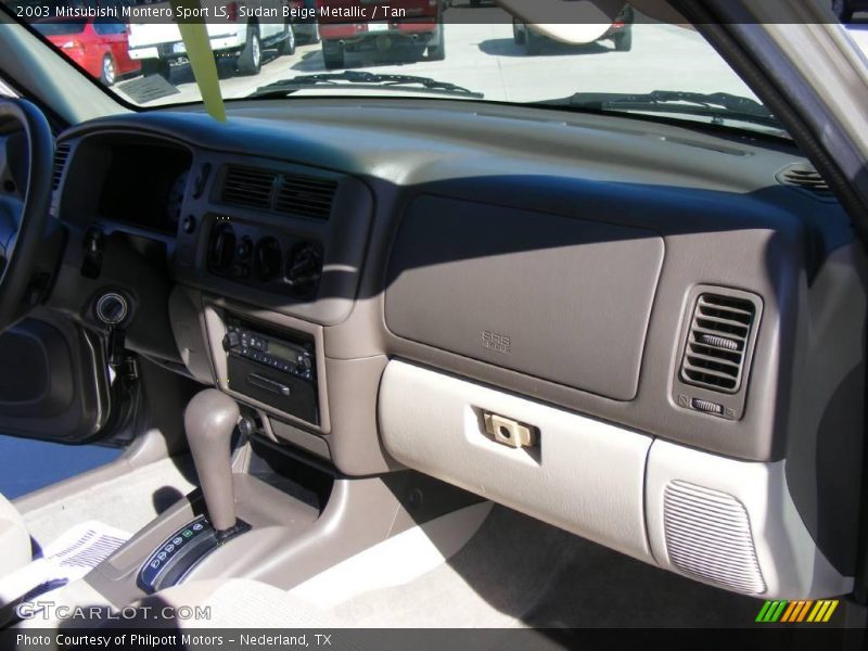Sudan Beige Metallic / Tan 2003 Mitsubishi Montero Sport LS