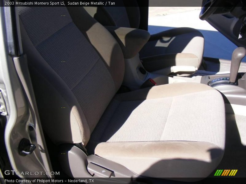 Sudan Beige Metallic / Tan 2003 Mitsubishi Montero Sport LS