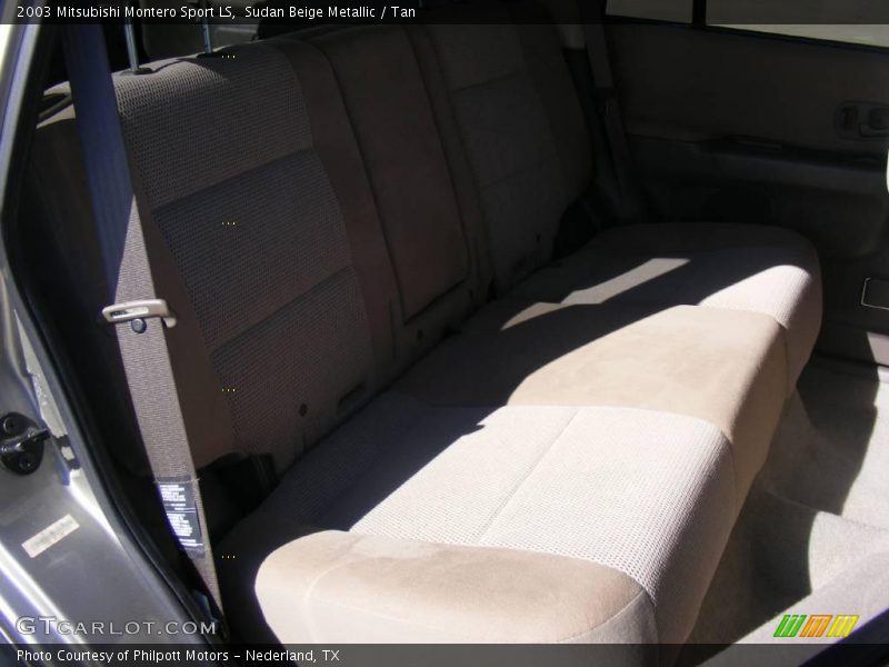 Sudan Beige Metallic / Tan 2003 Mitsubishi Montero Sport LS