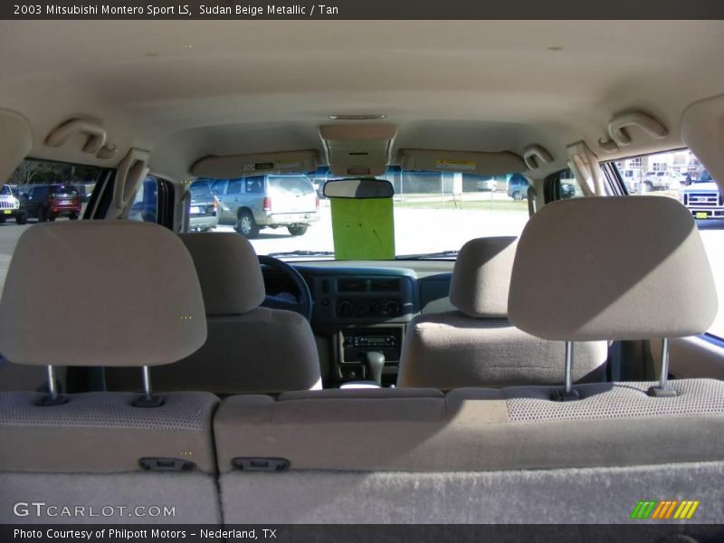 Sudan Beige Metallic / Tan 2003 Mitsubishi Montero Sport LS