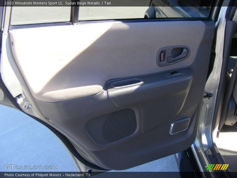 Sudan Beige Metallic / Tan 2003 Mitsubishi Montero Sport LS