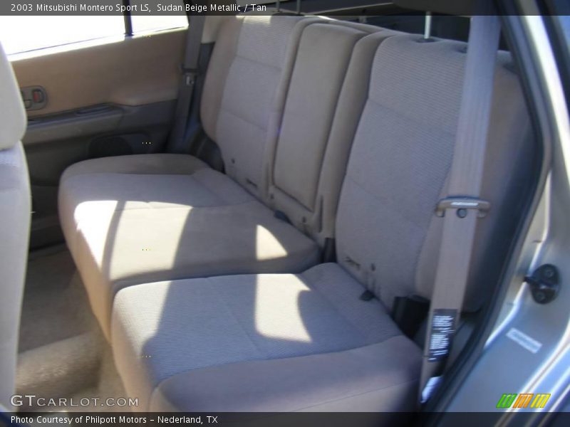 Sudan Beige Metallic / Tan 2003 Mitsubishi Montero Sport LS